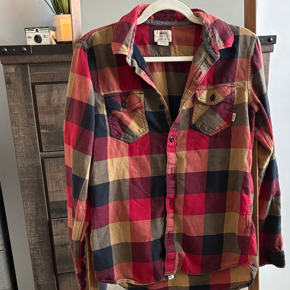 Vans Plaid Flannel Button Down